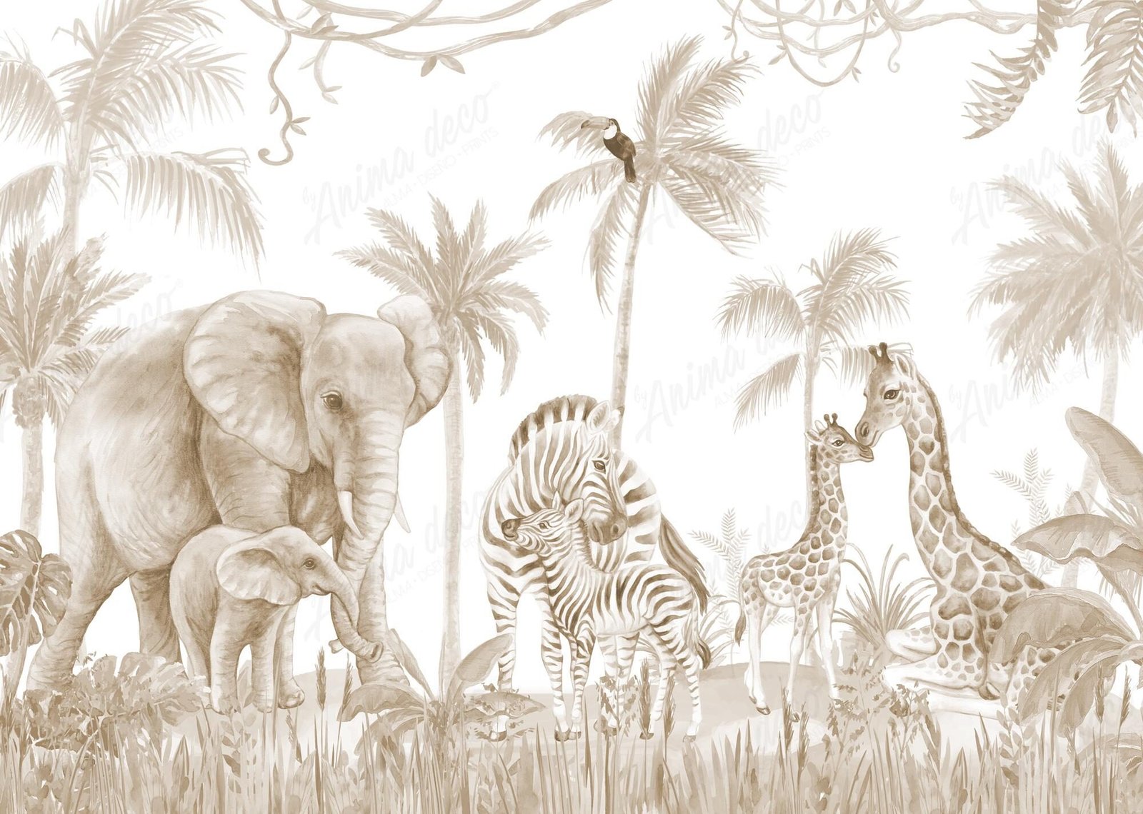 Jungla sepia