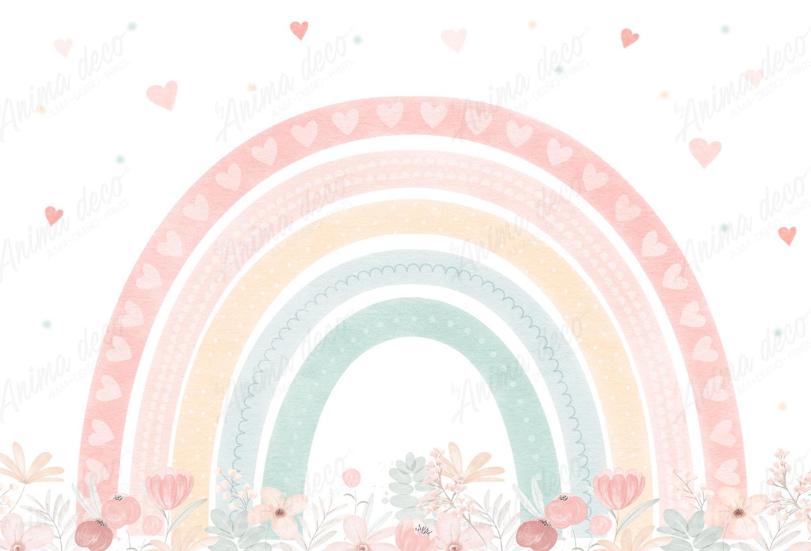 Floral rainbow